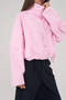 Liora Buttoned Pink Bomber Jacket - 6