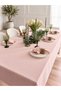 Pearl Velvet Textured Seamless Powder Pink Tablecloth