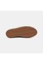 Men's Tan Lace-Up Casual Textured Leather Sneaker - 4