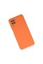Samsung galaxy a12 case nano inner velvet silicone - orange - 3