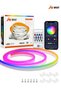 MODI 5m RGB LED Neon Rope Light, USB 5V, App & Remote Control, Music Sync, Bedroom & Gaming Room, In - 2