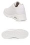 Lace-Up White Unisex Walking and Sports Shoes Sneaker 5101 - 5