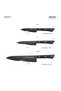 Samura SHADOW Set of 3 Kitchen Knives | Chef's Knife, Utility Knife, Paring Knife | AUS-8 Stainless - 4