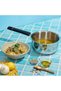 VINOD Tivoli Stainless Steel Saucepan, 1.1 Litre, 14 cm | Sandwich Bottom | Bakelite Handle | Induct - 2