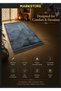 MARK STORE Prayer Mat Grey, Premium Embossed Anti-Slip Velvet Top Prayer Rug, JaieNamaz, Musalla for - 4
