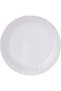 Disposable Food Serving Plastic Round Plate white 7 Inches, 25 Pieces White 25 x 7inch - 4