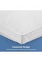 Hours Princess Hotel Pillow Pack Of 2 Microfiber 1Cm Stripe Pillow, 1000Grms, Queen Cotton White 75x - 3