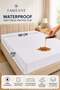 Fabienne Waterproof Mattress Protector King Size 180x200cm High Absorption Microfiber+TPU Pad Cover