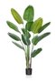 Zvezvia Artificial Banana Tree, Featuring Large Simulated Tropical Leaves With Adjustable Stems For - 4