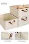 DUNISO 6 Pcs Wardrobe Clothes Organizer,Drawer Organizers and Storage，Drawer Organizers with - 2