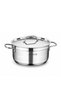 Korkmaz Alfa 9 Pieces Stainless Steel Cookware Set | Stainless Steel Tri-Ply Sandwich Base | Inducti - 4