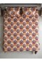 RISHAHOME King size Cotton Blend Flat Bedsheet Set 144 Thread Count leaf printed Design 220x240 cm - 2