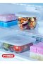 Daily 2-Piece Rectangular Roaster Set with Lids, 2.2L and 1.3L Borosilicate Glass Baking Dishe - 4