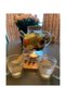 Lushh 1000ML Borosilicate Glass Teapot With Bamboo Lid and Infuser Clear 1000ml - 4