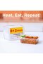 Disposable Lunch Box, Food Storage, Microwavable Container 750ml with Lid, 8+2 Free Offer Pa - 4
