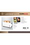2‑Slice Bread Toaster – 800W, Auto Pop‑Up Toaster with 7 Browning Levels, Crumb Tray - 3