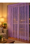 Curly Silver-Silvery Lila Color Ip Curtain Special Series (Cornice+Rustic) Width 100 cm Length 300 cm - 7