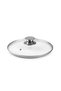 ibili Glass Lid with Stainless Steel Knob, Tempered Glass Pot Cover, Heat Resistant Anti-Fog Steam - 2