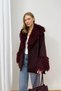 Fur Detailed Cashmere Coat 6-1607 - 5