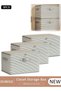 DUNISO 3 Pack Closet Storage Box with Zipper Lid, Dust Proof Attic Fabric S (ZA7C43391D95AE8AB8E71Z)