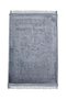 Fabienne Anti-Slip Velvet Thick Prayer Mat Grey 80x120cm