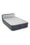 Inflatable Deluxe Queen Dura-Beam Series Headboard Airbed, Grey/White, 64448GB plastic Grey