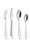 Sunhome 16-Piece Stainless Steel Cutlery Dishwasher Safe Fork knife Spoon and Teaspoon, Silverware f - 3