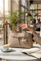 Lyra Women's Bag Beige Shoulder Bag Stylish Women's Hand and Shoulder Bag