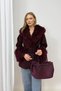 Fur Detailed Cashmere Coat 6-1607 - 4