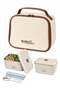 NAFAS SUS316 Stainless Steel Lunch Box Set, 2 Pack Leakproof Water Bath Heating Bento Containers, De