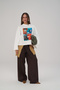 Tiffa Oversize White Long Sleeve T-Shirt - 2