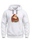 Unisex New Year's Themed Vintage Santa Claus Santa's Christmas Club Printed Hooded Sweatshirt Hoodie