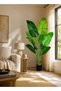 Zvezvia Artificial Banana Tree, Featuring Large Simulated Tropical Leaves With Adjustable Stems For - 3