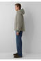 Hooded Inflatable Khaki Men's Jacket M0110833-70321 - 4