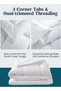 Arabest Duvet,King Size Quilt Down Comforter Insert Microfiber White 220X240centimeter - 5