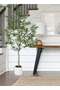 MirageBotanics Artificial Olive Trees Indoor,Faux Olive Tree with White Planter Pot,Artificial Plant - 2