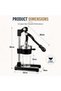 GTGT Heavy Duty Manual Citrus Juicer Press, Professional Metal Fruit Juice Extractor with 5 Inch - 4