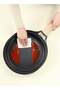 ESLITE LIFE Deep Frypan 20 cm Nonstick with Lid and wooden spatula | Aluminum | Non-stick Ceramic co - 4