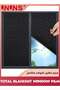 UNUNS Blackout Window Privacy Film,100% Light Sun Blocking Window Sticker,45x200cm Frosted Glass Sta
