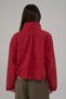 Liora Buttoned Red Bomber Jacket - 5