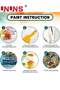 UNUNS 4 Pack Paint by Numbers Kit for Adults,Frameless Easy Paint Arts Kits for Beginner,4 different - 5