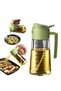 Lukadah Glass Olive Oil Sprayer for Cooking, Refillable 2 in 1 Oil Dispenser & Mister Bottle, Non-Ae