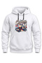 Unisex New Year's Themed Christmas Ski Club 1986 Polar Bear Printed Hooded Sweatshirt Hoodie