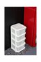 Noon East 4-Layer Drawers Plastic Storage Organizer With Wheels,Solution For Everyday Living, Easy A - 5