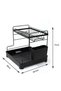 Noon East Double Layer Dish Drying Rack, 40CM L x 30.5CM W x 31CM H - 2