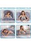VTERLY Pregnancy Pillows, 180cm Long Maternity Pillows with Removable Bean Velvet Cover, U-Shape Ful - 5