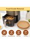 CHEEMAISTIC 100 Pcs - Air Fryer Disposable Paper Liner - Deep Bowl Non Stick Oil Proof, Water-proof, - 2