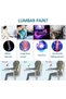 NNEWVANTE Lumbar Support Pillow for Office Chair Back Support Pillow for Car, Computer, Gaming Chair - 2