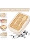 LIVVY Bento Box, Leakproof Lunch Box with 3 Compartments & Utensils, BPA-Free, Microwave Safe, Elega - 2