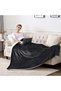 Fabienne Reversible Soft Sherpa Bed Blanket Fleece Dark Grey 220x240cm - 3